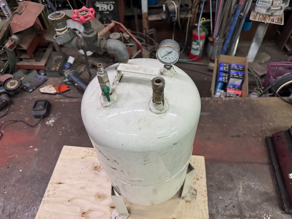 エアーサブタンク エアコンプレッサー用 補助タンク 動作未確認 エアツール 38L