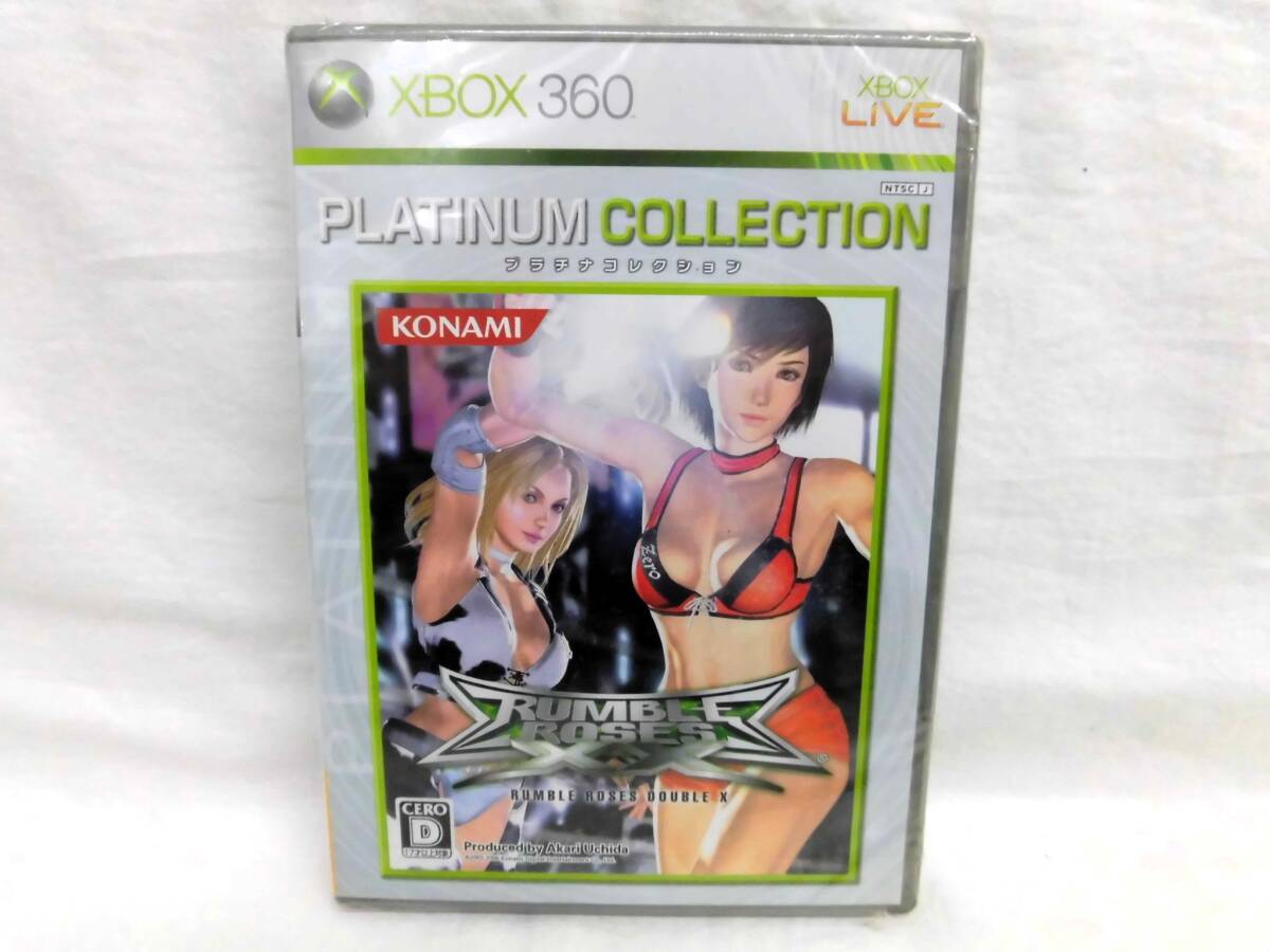 未開封 XBOX360 プラチナコレクション ランブルローズ ダブルエックス PLATINUM COLLECTION RUMBLE ROSES DOUBLE X