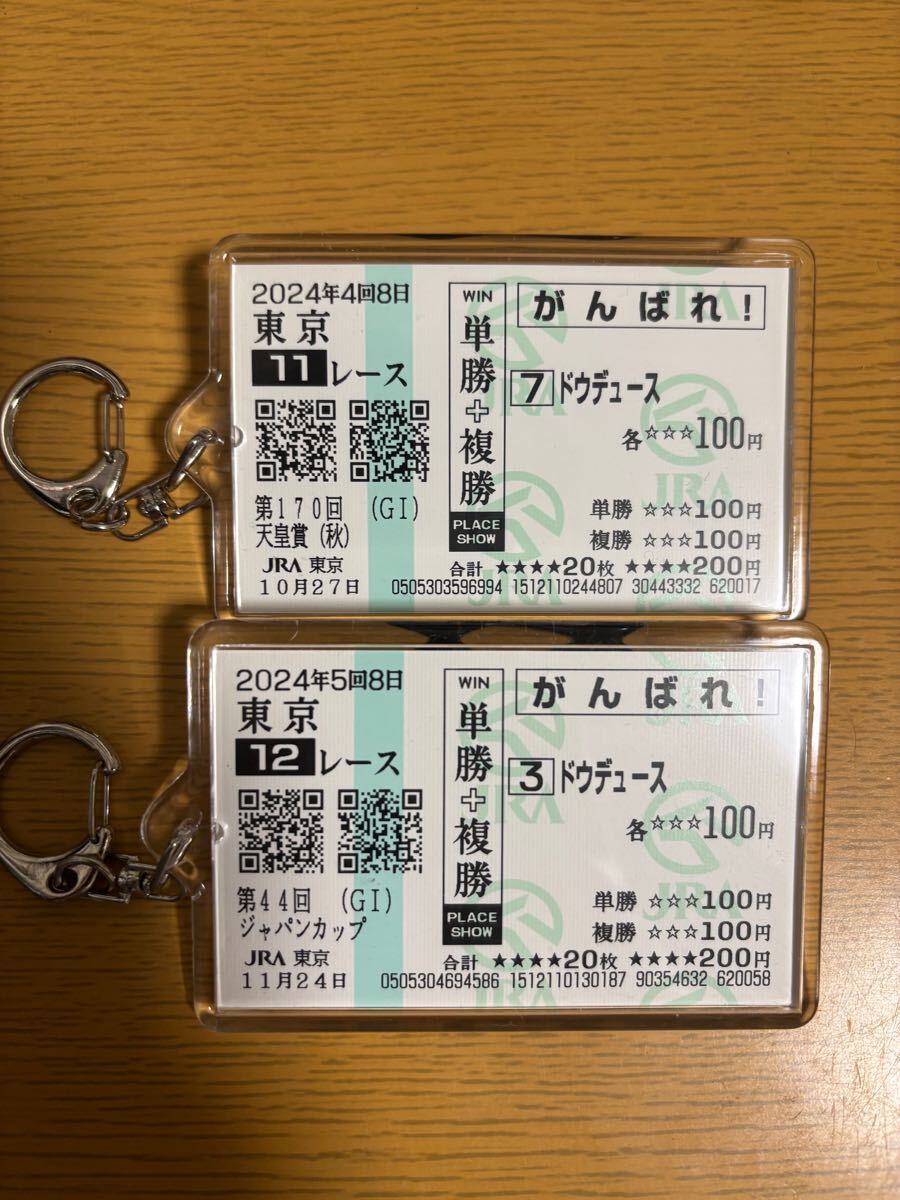【格安saleスタート】 ドウデュース 2024年 ジャパンカップ 現地 応援馬券 がんばれ コレクション