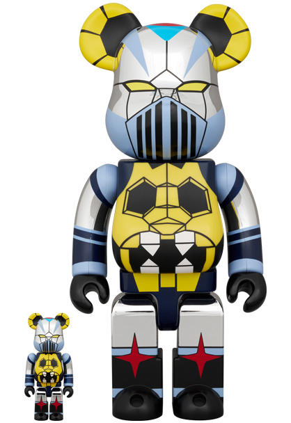 BE@BRICK ガイキング メッキ Ver. 100％ 400％ 1/6計画 ベアブリック メディコムトイ MEDICOM TOY