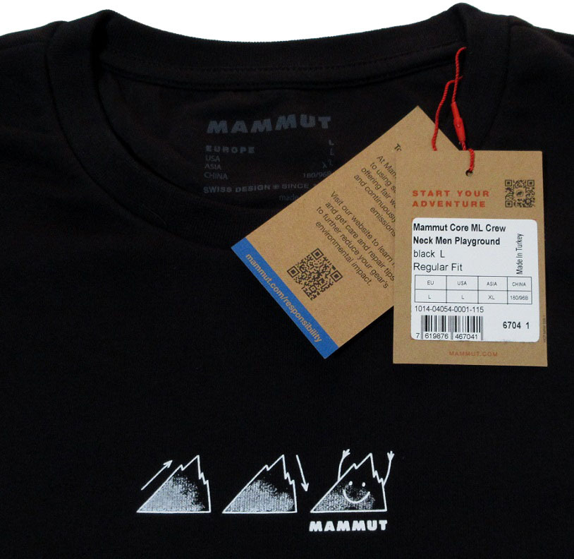 Mammut マムート クルーネック スウェット セーター 日本XLサイズ1014-04054 Core ML Crew Neck Men Playground トレーナー
