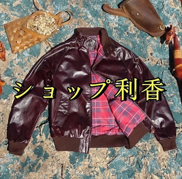  редкостный товар # TYPE G-9 Италия кожаный жакет высший класс телячья кожа Rider's мотоциклетная экипировка блузон натуральная кожа масло кожа S~4XL