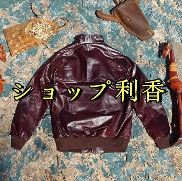  редкостный товар # TYPE G-9 Италия кожаный жакет высший класс телячья кожа Rider's мотоциклетная экипировка блузон натуральная кожа масло кожа S~4XL