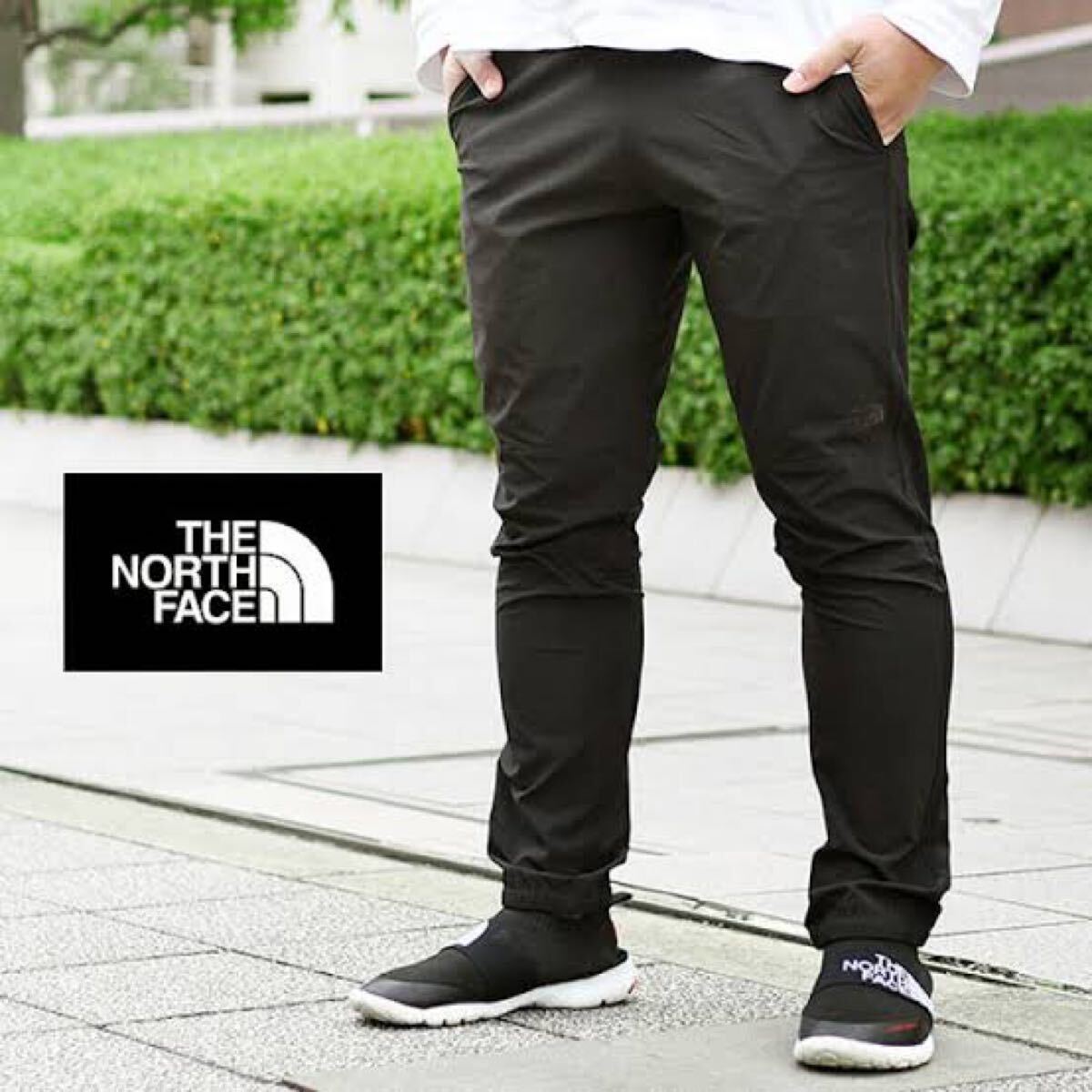 ザ・ノース・フェイス(THE NORTH FACE)(メンズ)トレーニングリブパンツ NB62285 K ストレッチ 黒 パンツ ジョガー