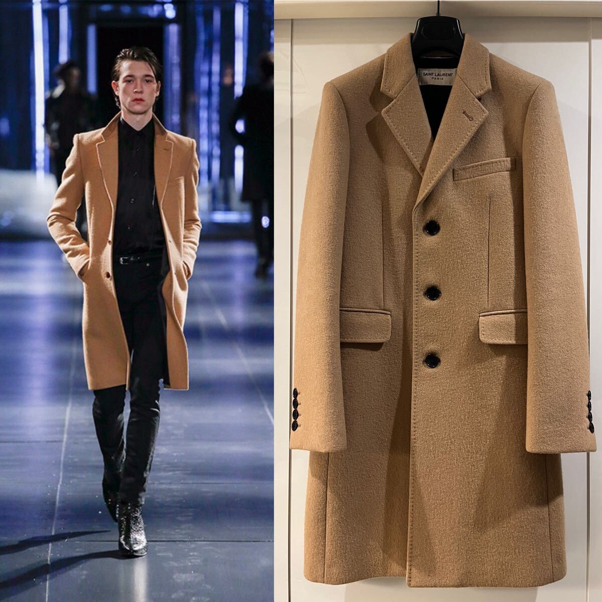 Yahoo!オークション - 未使用 44 2015AW キャメル素材 サン Yahoo!オークション - 未使用 44 2015AW キャメル素材 サン
