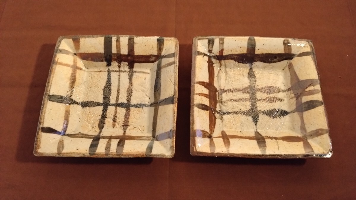 値下・志野鉄絵菓子器 値下・志野鉄絵菓子器