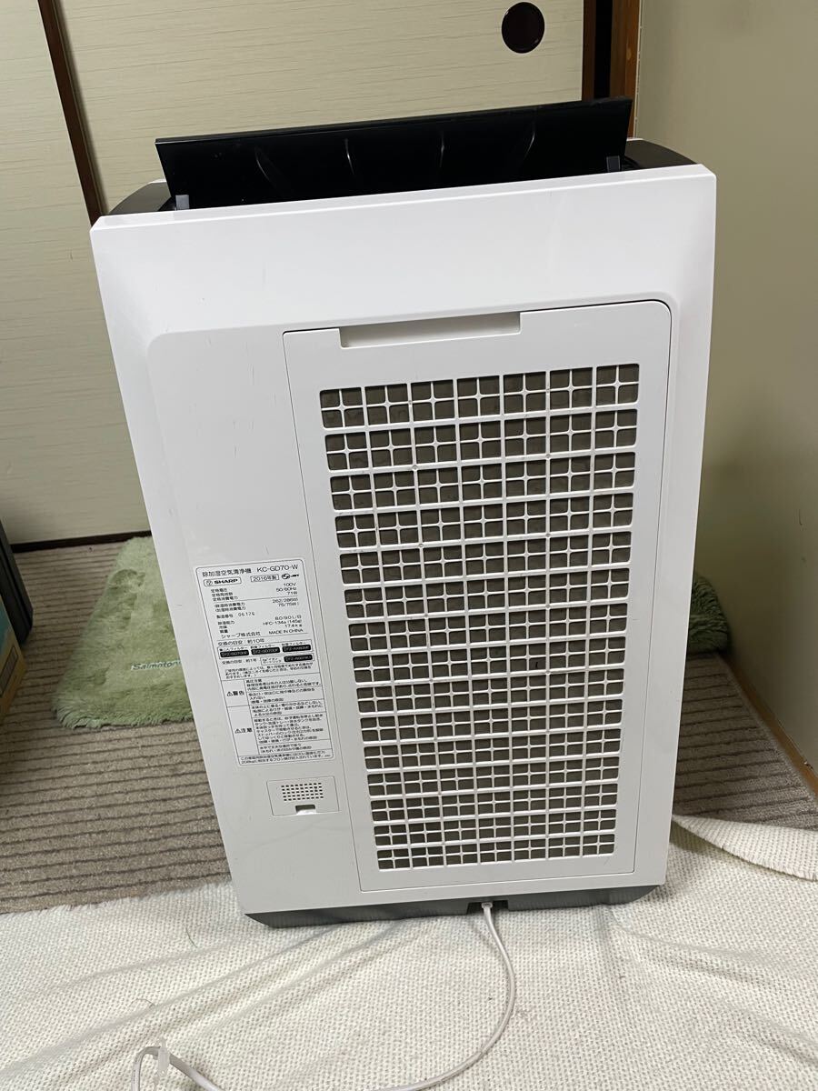 【美品】SHARP KC-GD70-W 除加湿空気清浄機 シャープ KC-GD70 価格比較 - 価格.com