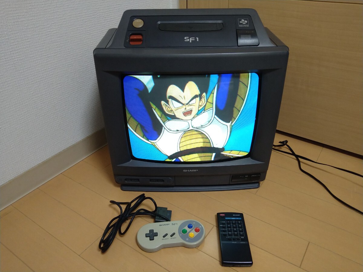 シャープ ブラウン管 スーパーファミコン 内蔵テレビ 14g-sf1 14 シャープ ブラウン管 スーパーファミコン 内蔵テレビ 14g-sf1 14