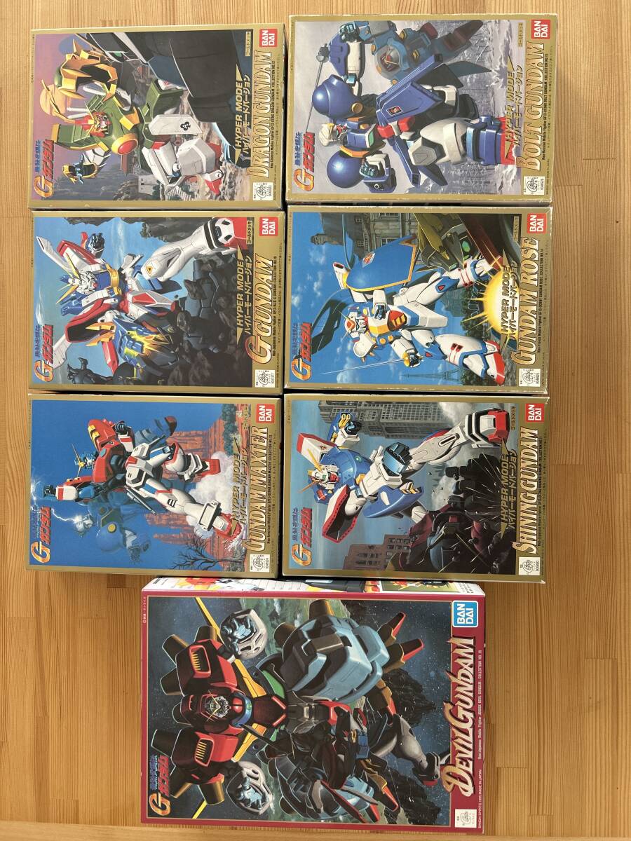 新品本物 Gガンダム_シャフル同盟ハイパーモードバージョン(金メッキ)と その他