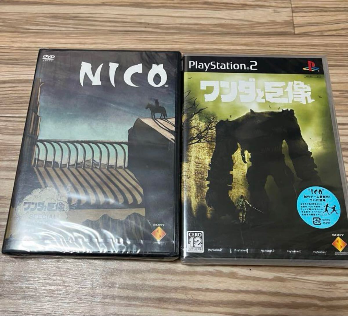 PS2 新品未開封 ワンダと巨像 NICO DVD