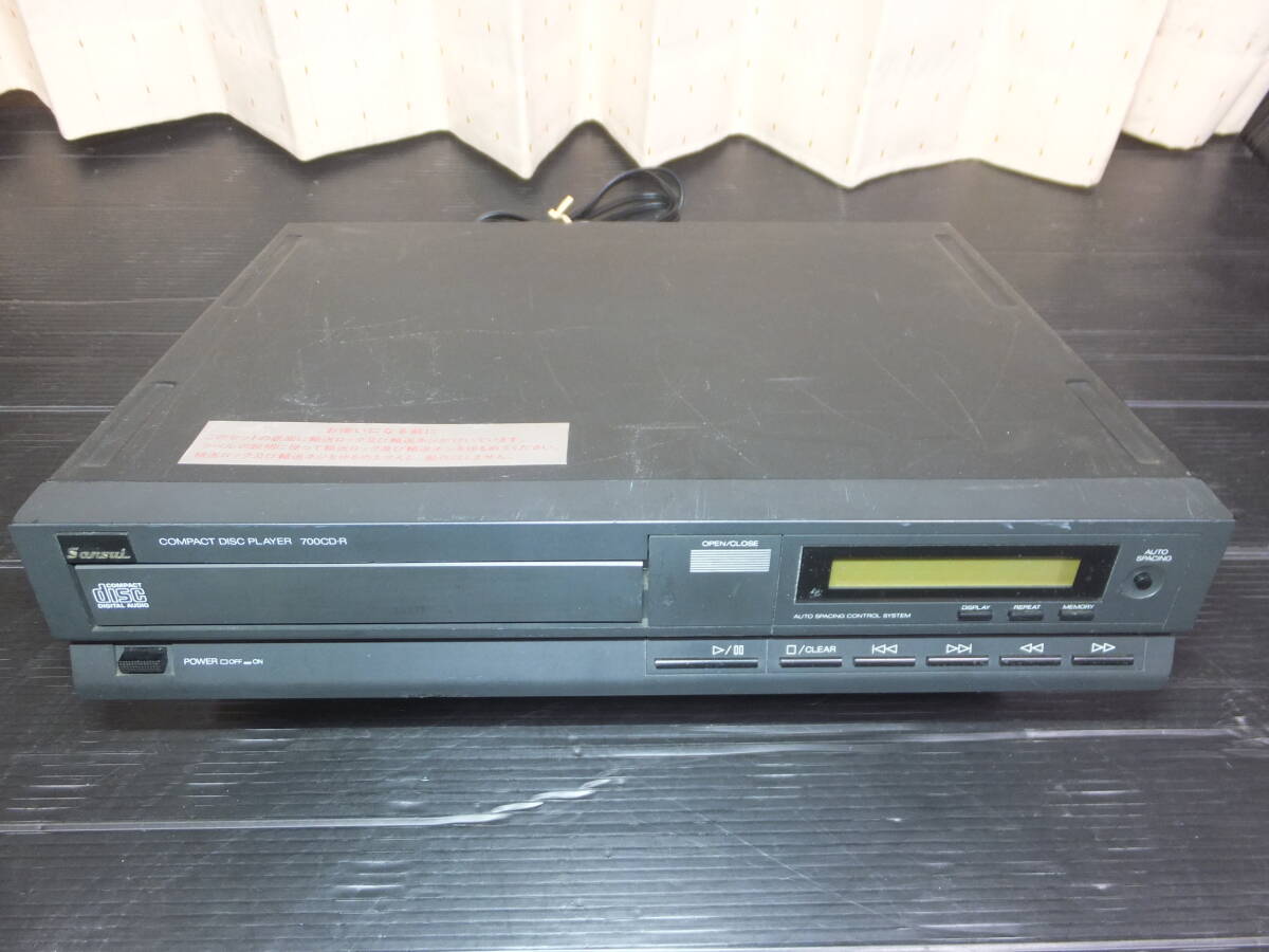 送料込 SANSUI 山水電気 CDプレーヤー 700 CD・R CD-R 読込余り 送料込 SANSUI 山水電気 CDプレーヤー 700 CD・R CD-R 読込余り
