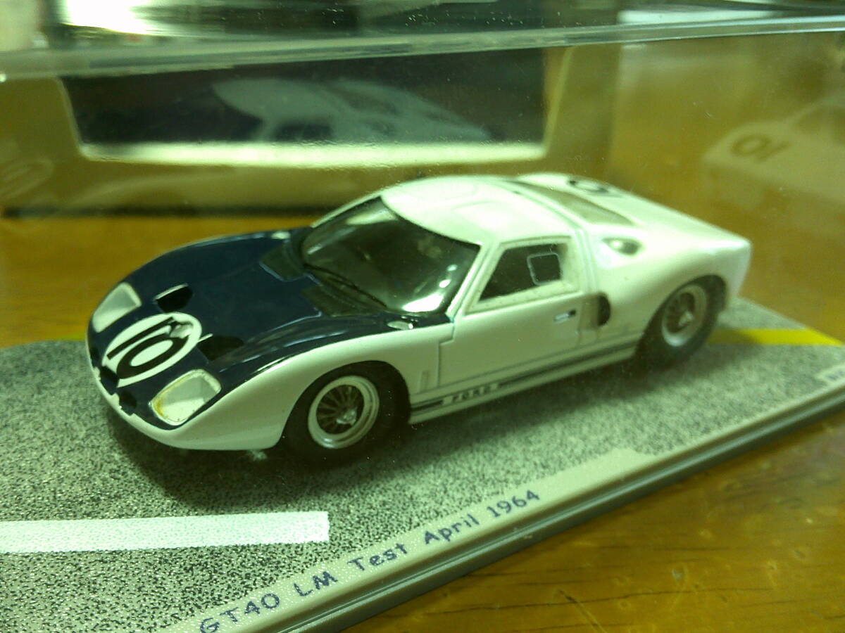 ビザール 1/43　「　フォード GT40　 test April　1964　」　＃10　　ル・マン　1964ｙ　・送料 500円（レターパック発送）　未開封品