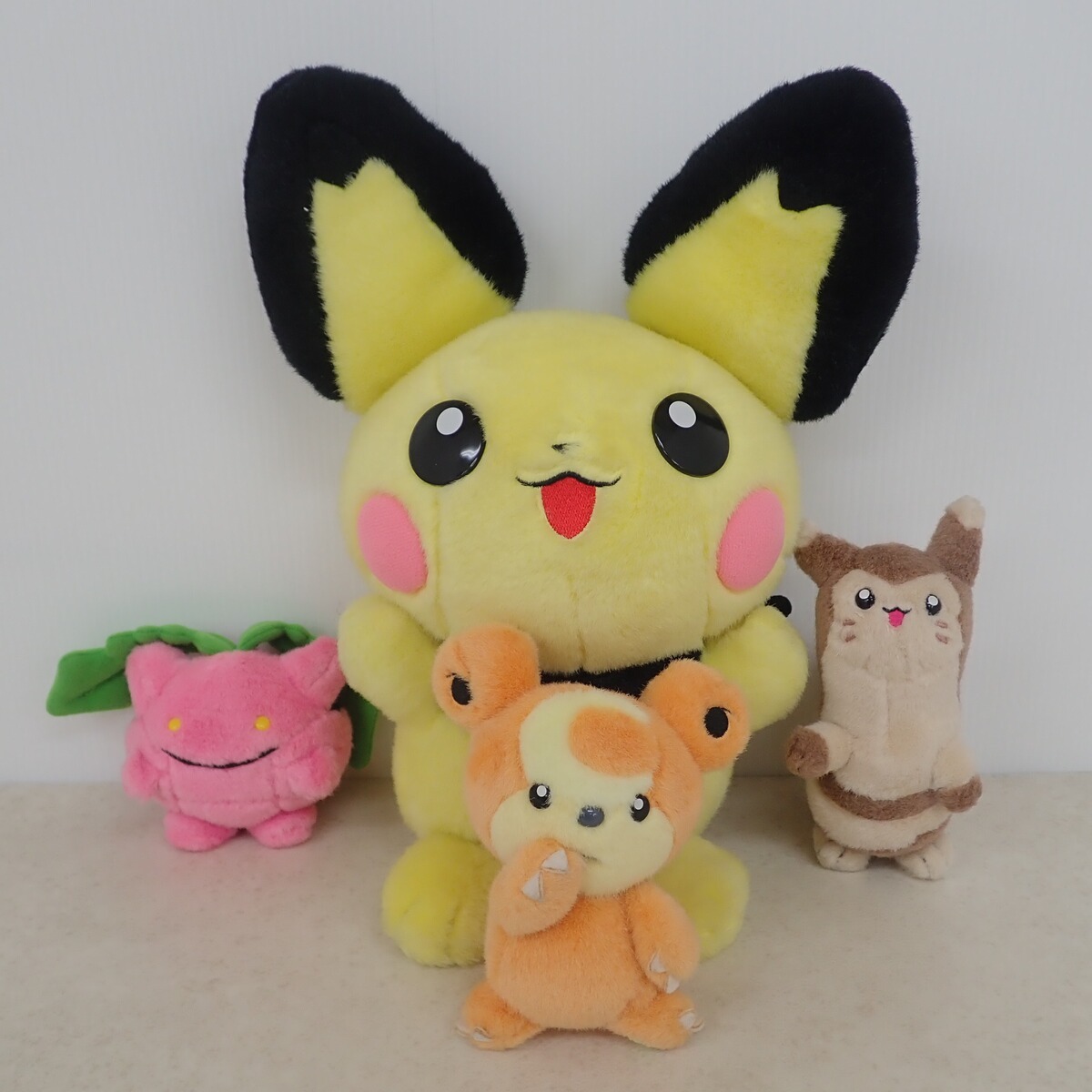 【お気にいる】 ポケットモンスター ぬいぐるみ ピチュー/ハネッコ/オオタチ ポケットモンスター