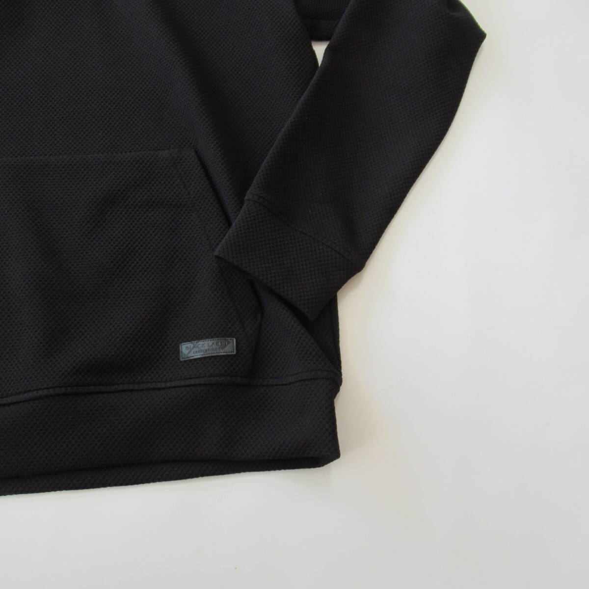 ■■202501即決■ ブラックレーベルクレストブリッジ新品ブラック パーシャルチェックフーディー / パーカー S_画像4