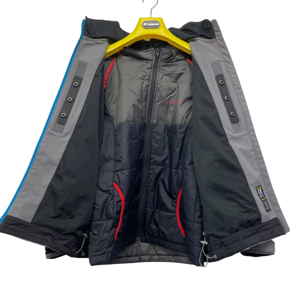 【美品】 RS TAICHI アールエスタイチ ソフトシェルオールシーズンパーカー グレー系 灰色系 WXLサイズ 15106-100