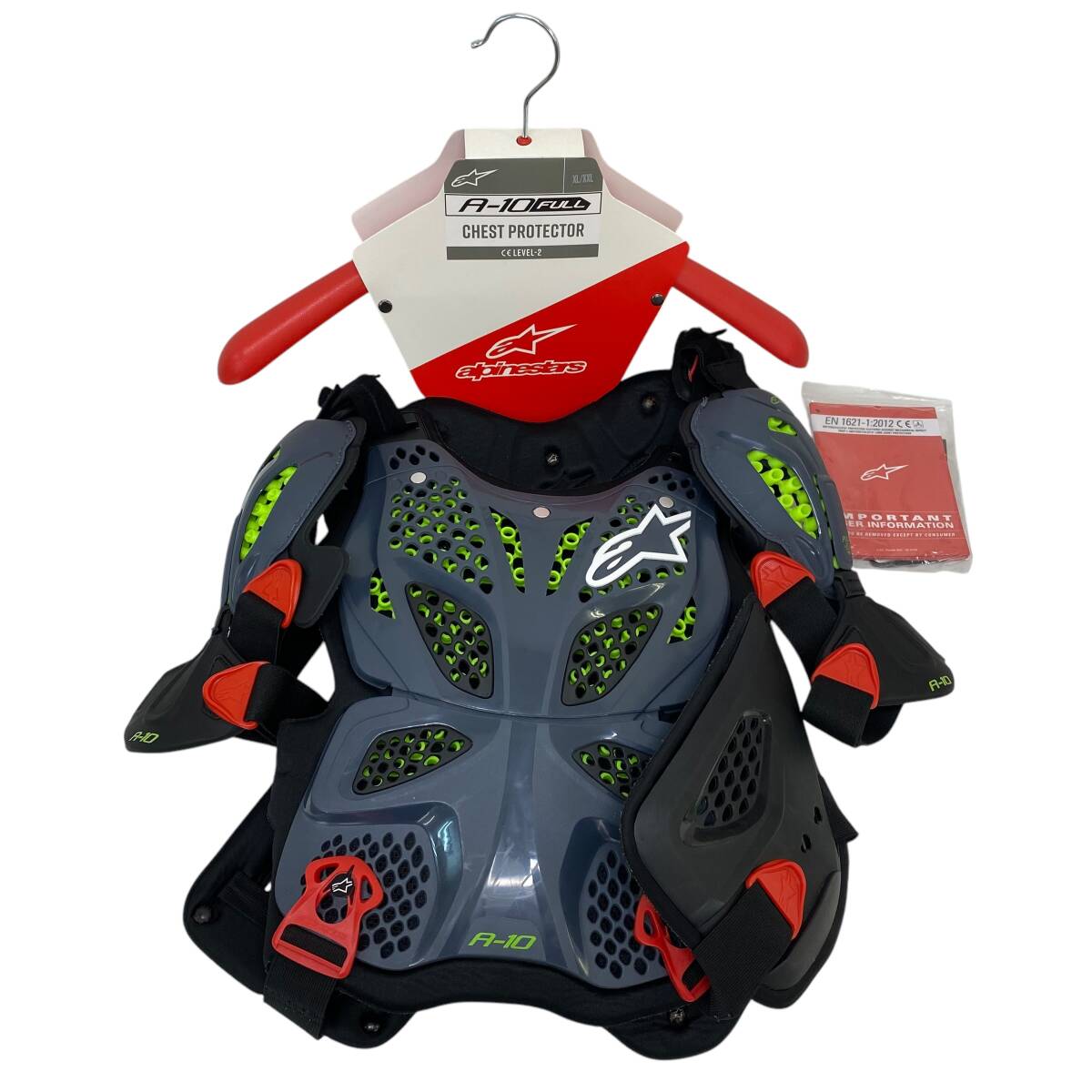 【美品】 alpinestars アルパインスターズ A-10 フルチェストプロテクター XL/XXLサイズ　 15266-100