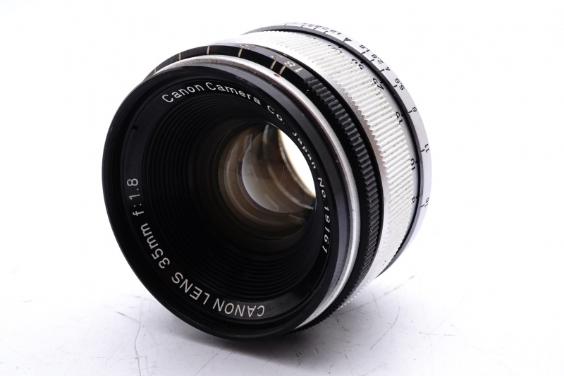 ★希少美品★ Canon 35mm F1.8 L39 ライカ Lマウント スクリューマウント キヤノン Leica L Mount Screw キレイ 完動 ◆199