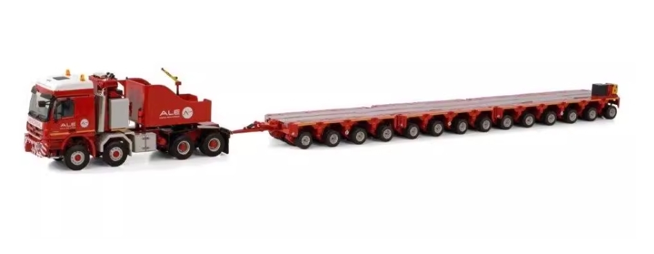 MAMMOET 1/50 MB 8X4 トラック+14 トレーラー ALE 410284 ミニカー MAMMOET 1/50 MB 8X4 トラック+14 トレーラー ALE 410284 ミニカー