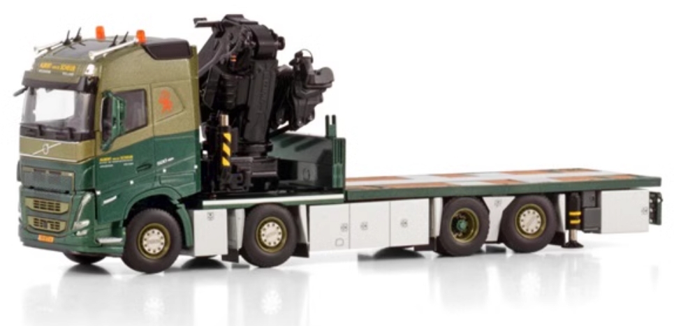 WSI 1/50 ボルボ FH5 8X2 クレーン車  VAN DE 01-4428