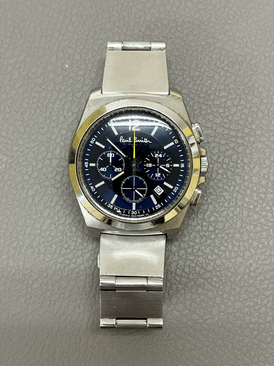1円スタート ポール スミス Paul Smith 時計 0520-T002161 TA スモセコ 現状品