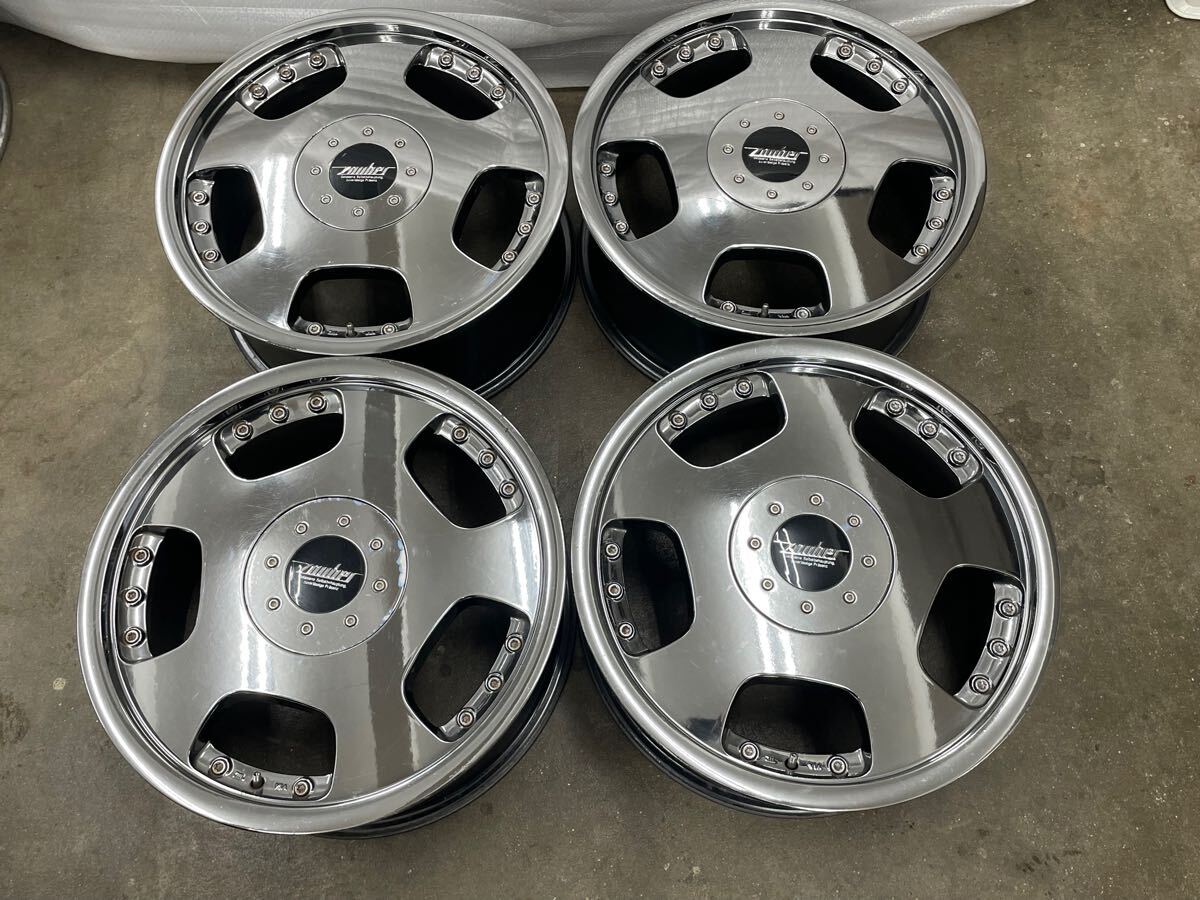 Zauber ザウバー ディッシュ 17インチ 7J +53 PCD114.3 4穴/5穴 Zauber ザウバー ディッシュ 17インチ 7J +53 PCD114.3 4穴/5穴