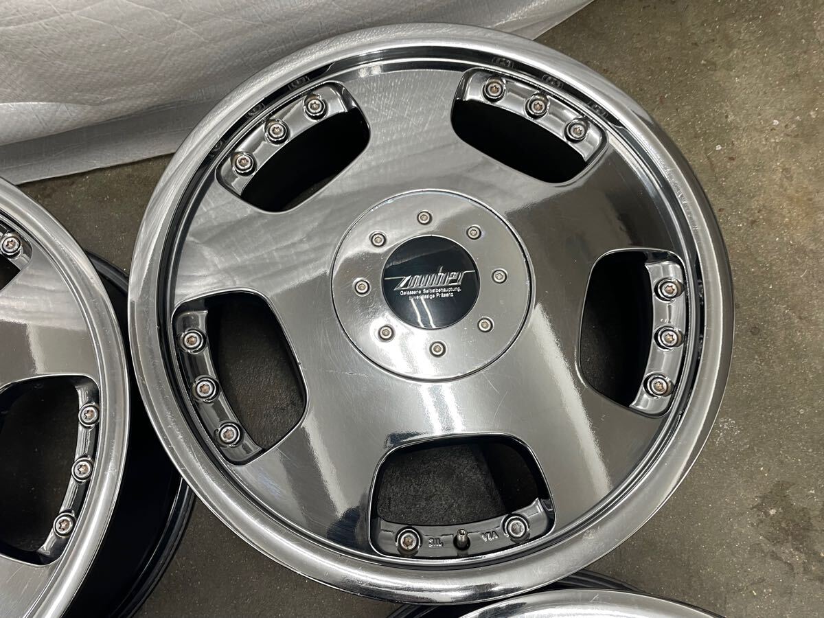 Zauber ザウバー ディッシュ 17インチ 7J +53 PCD114.3 4穴/5穴 Zauber ザウバー ディッシュ 17インチ 7J +53 PCD114.3 4穴/5穴