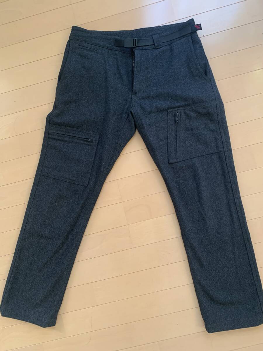 GRAMICCI グラミチ　Mt Design 3776　パンツ　ウール　厚手　GMP-14F121 チャコール　グレー　M