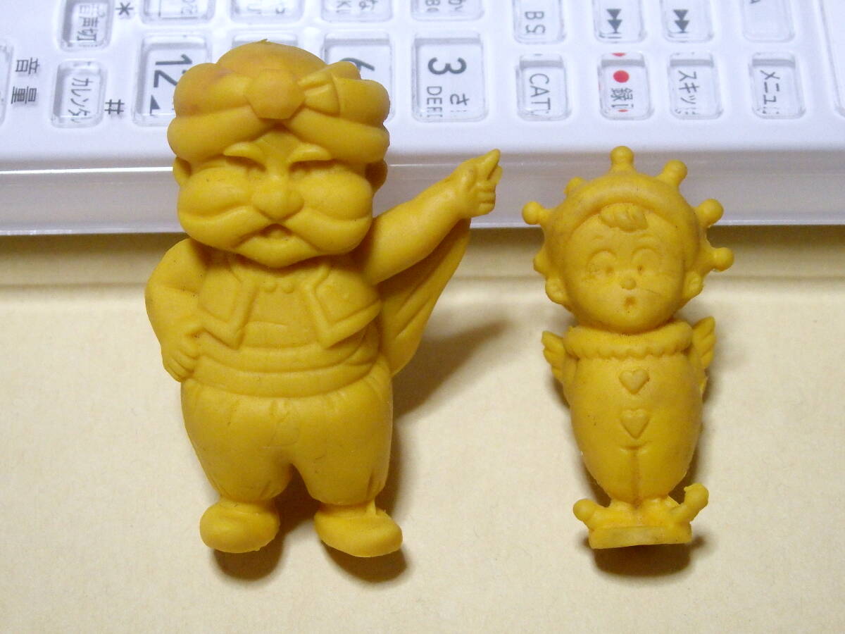 ゲームキャラクター消しゴム★夢工場ドキドキパニック：2種/当時物/レトロ/ファミコン/おまけ/塩ビ/ガシャポン/マリオUSA