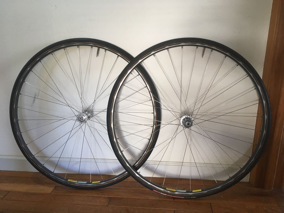 6800円 MAVIC GEL280リム32穴×Dura-AceFH-7700 9-10速ハブ 前後 6800円 MAVIC GEL280リム32穴×Dura-AceFH-7700 9-10速ハブ 前後