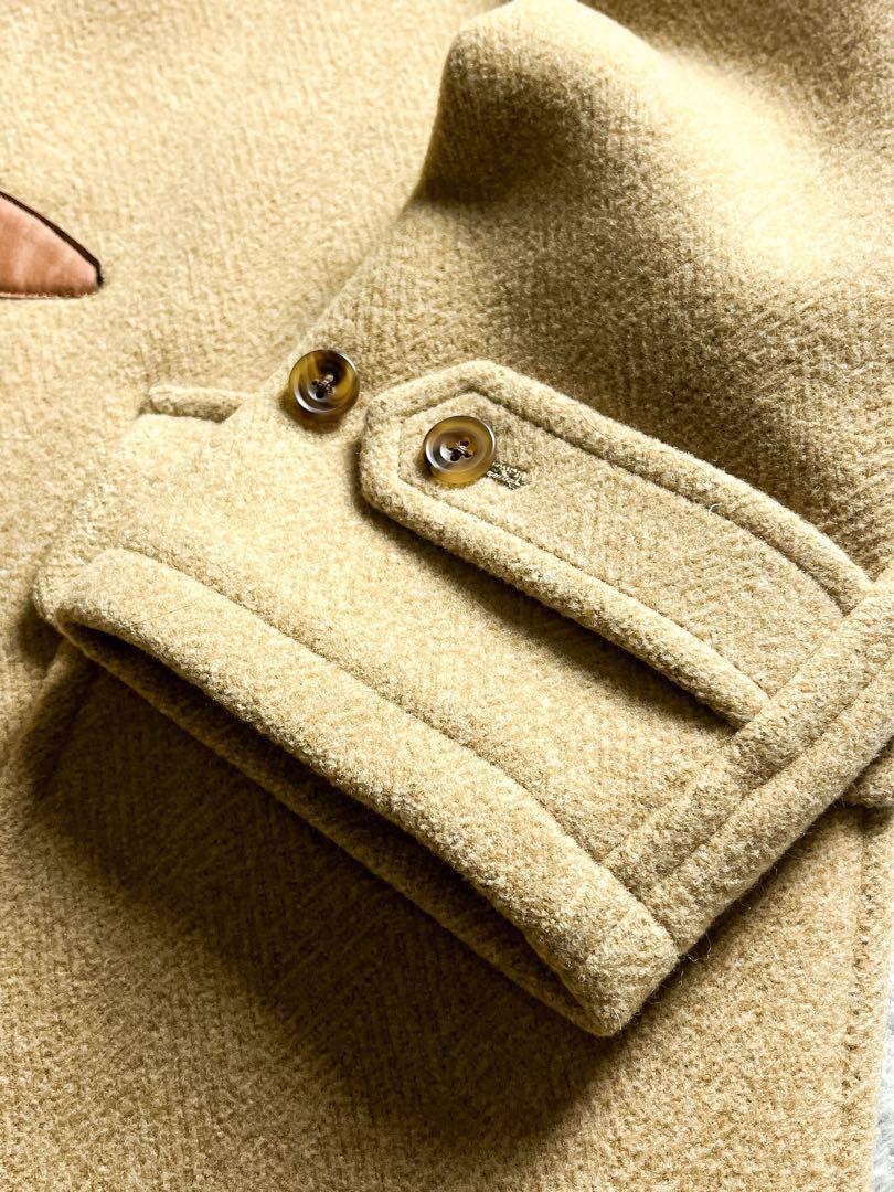 [Paul Stuart] paul (pole) Stuart "в елочку" длинный полупальто "даффл коут" M