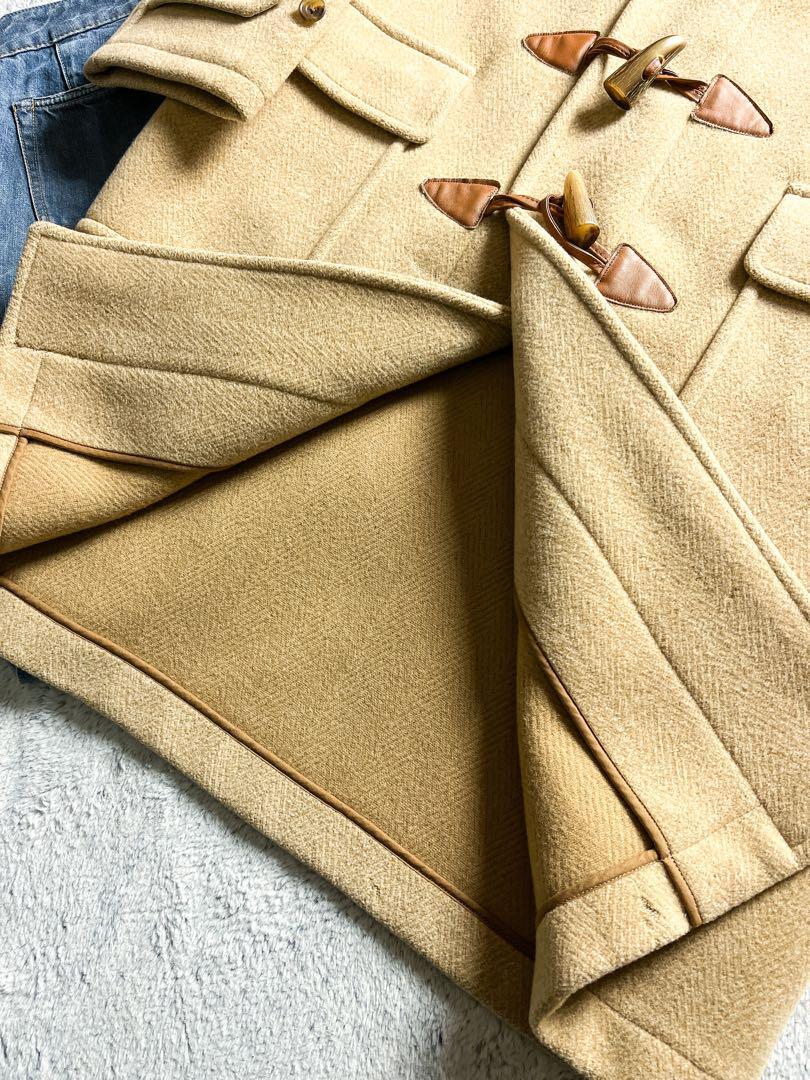 [Paul Stuart] paul (pole) Stuart "в елочку" длинный полупальто "даффл коут" M