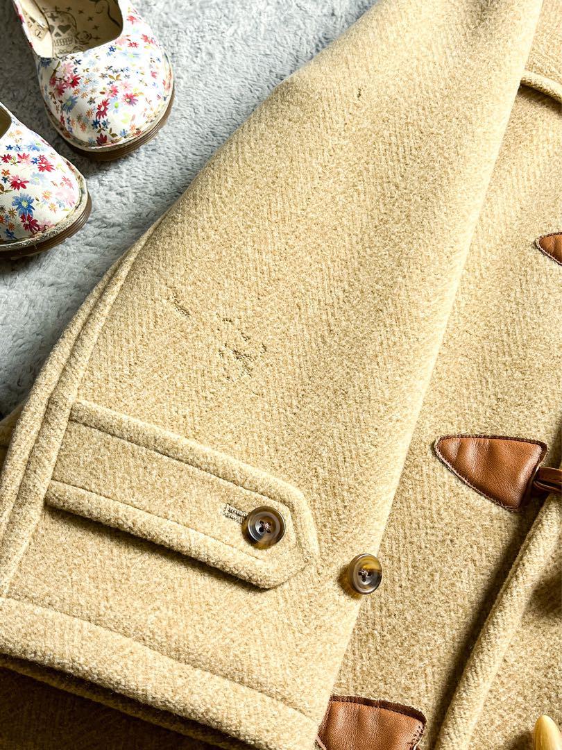 [Paul Stuart] paul (pole) Stuart "в елочку" длинный полупальто "даффл коут" M