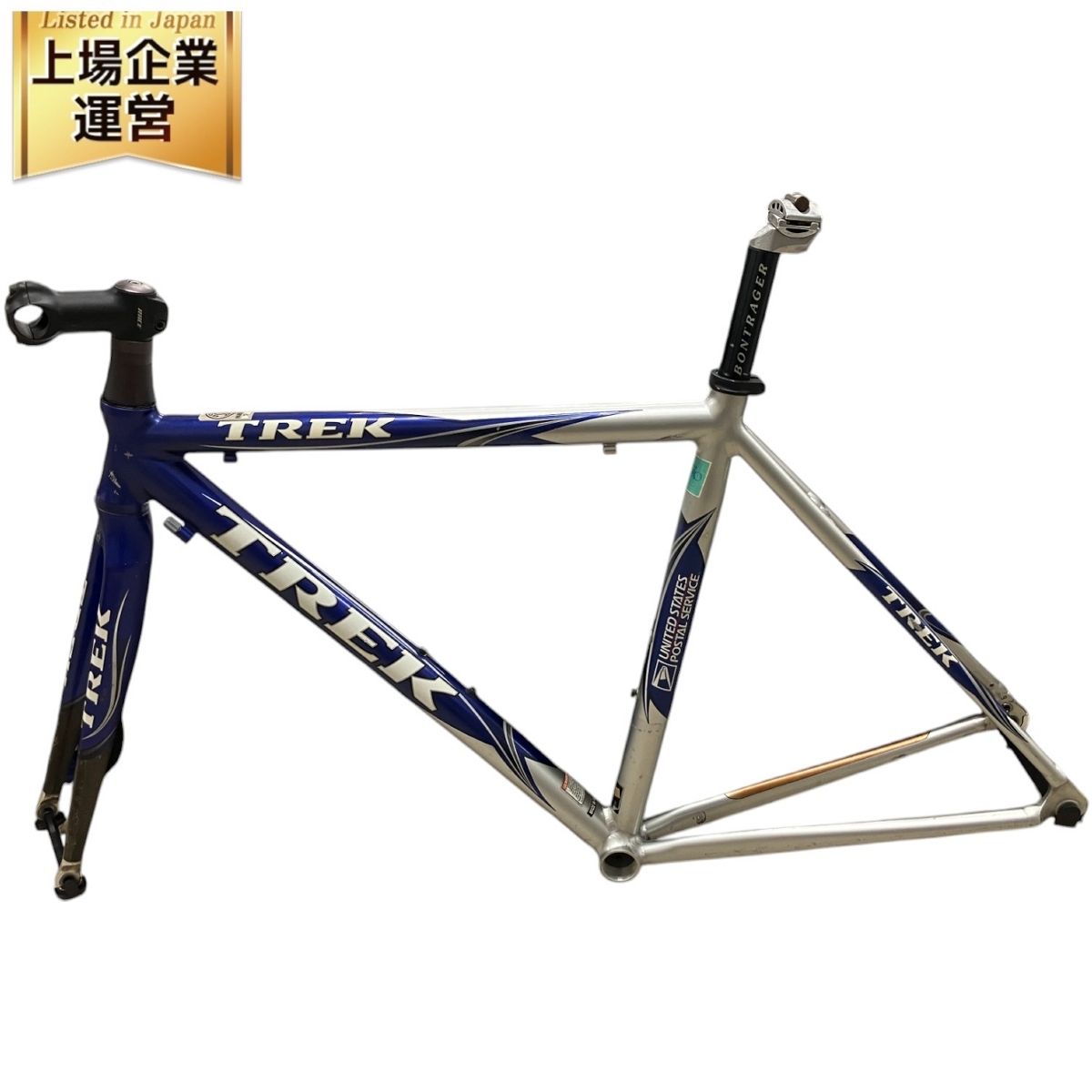 TREK 1400 USPS ステム シートポスト 付属 Bontrager ロードバイク トレック ボントレガー USA製 中古 O9640190