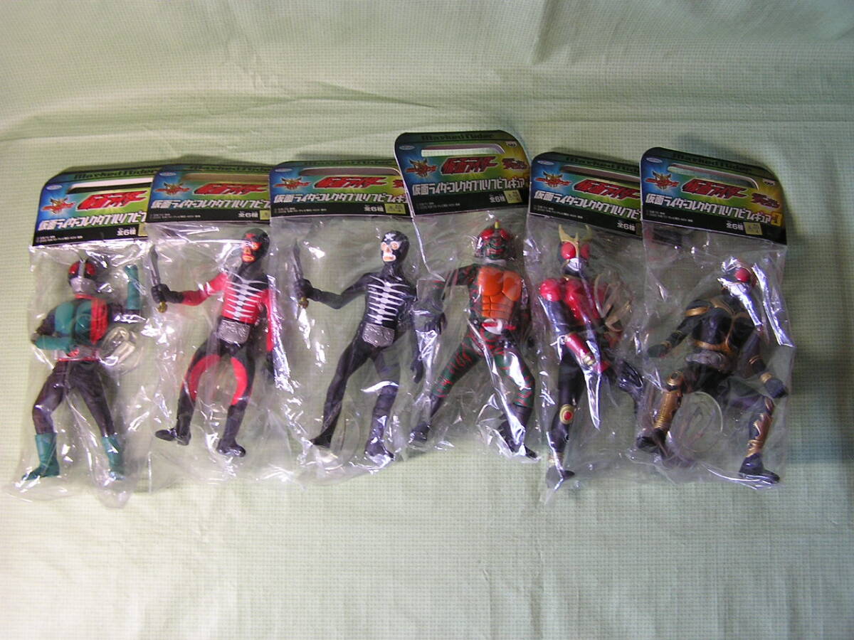 仮面ライダー　コレクタブルソフビフィギュア３　全６種