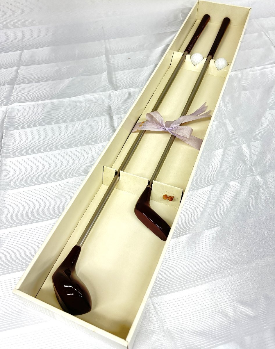 三枝堂】新品 納柩用品 副葬品 ゴルフセット2本入り ≪長期保管 三枝堂】新品 納柩用品 副葬品 ゴルフセット2本入り ≪長期保管