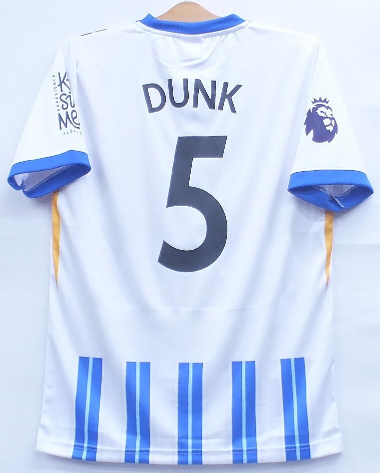 新品☆ルイス?ダンク☆ブライトン&アルビオン☆青白M5番半袖☆イングランド代表