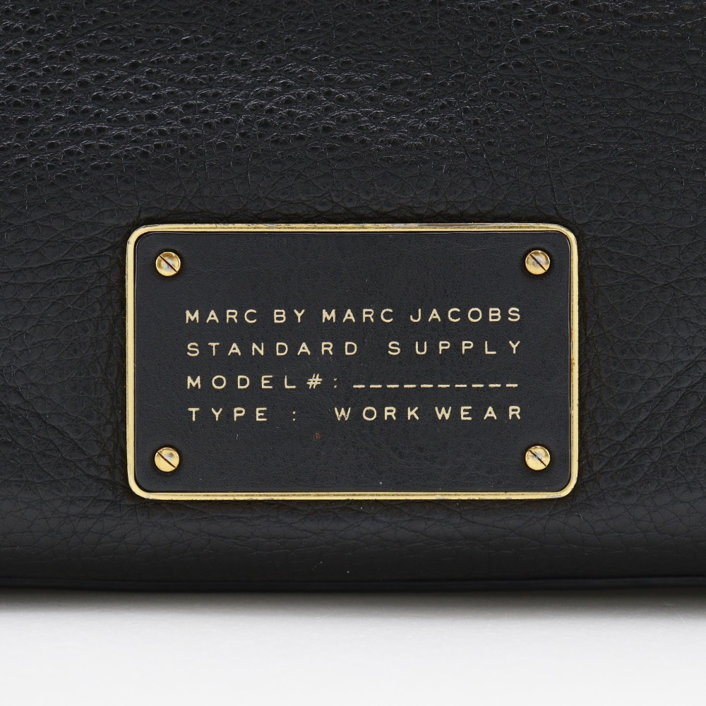MARC BY MARC JACOBS マークバイマークジェイコブス 2WAYショルダー M0007537 ハンドバッグ レザー 黒 レディース【I211723194】中古