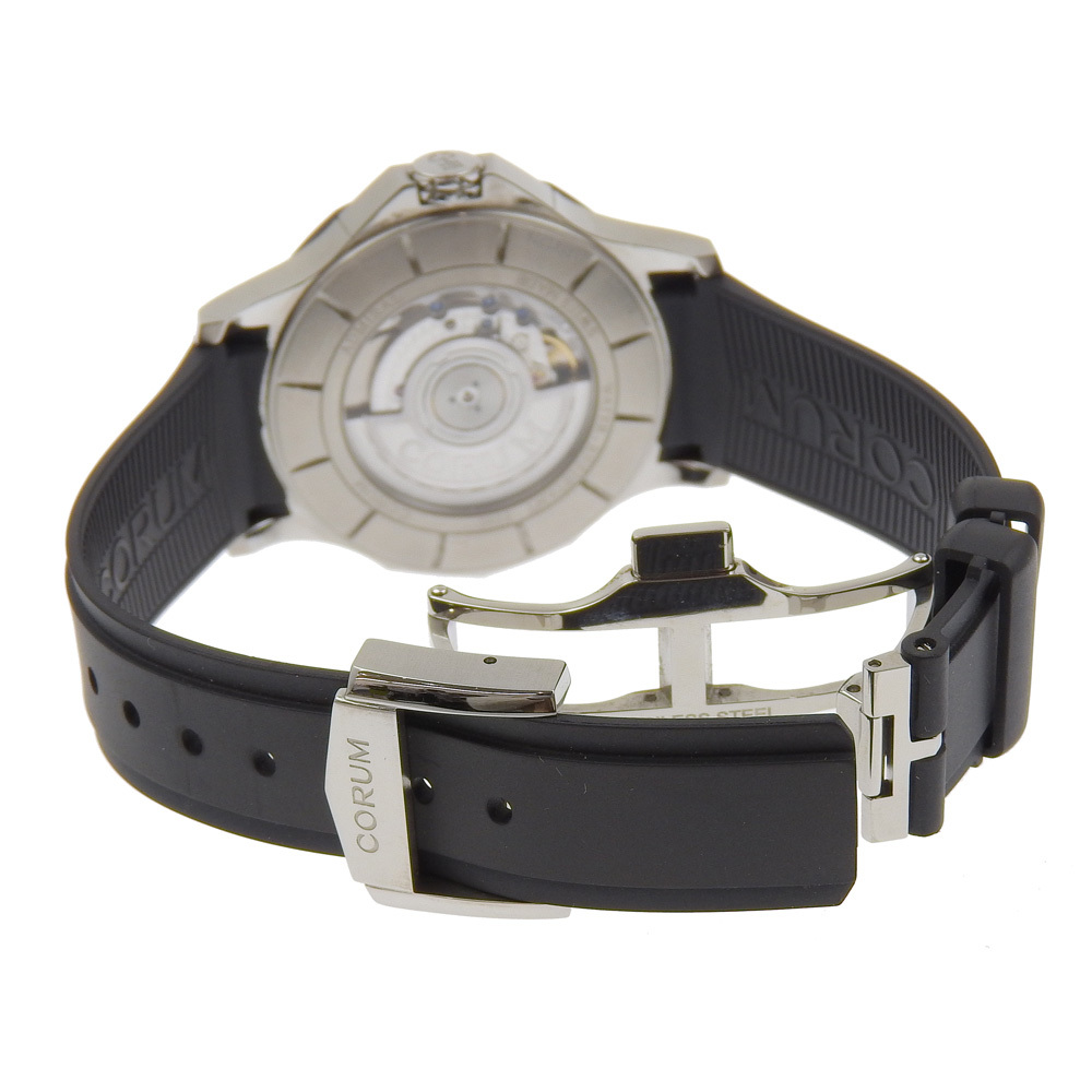 CORUM Corum Admiral 42 395.102.22/F371AN12 наручные часы SS× Raver самозаводящиеся часы аналог отображать мужской чёрный циферблат [I180324045] б/у 