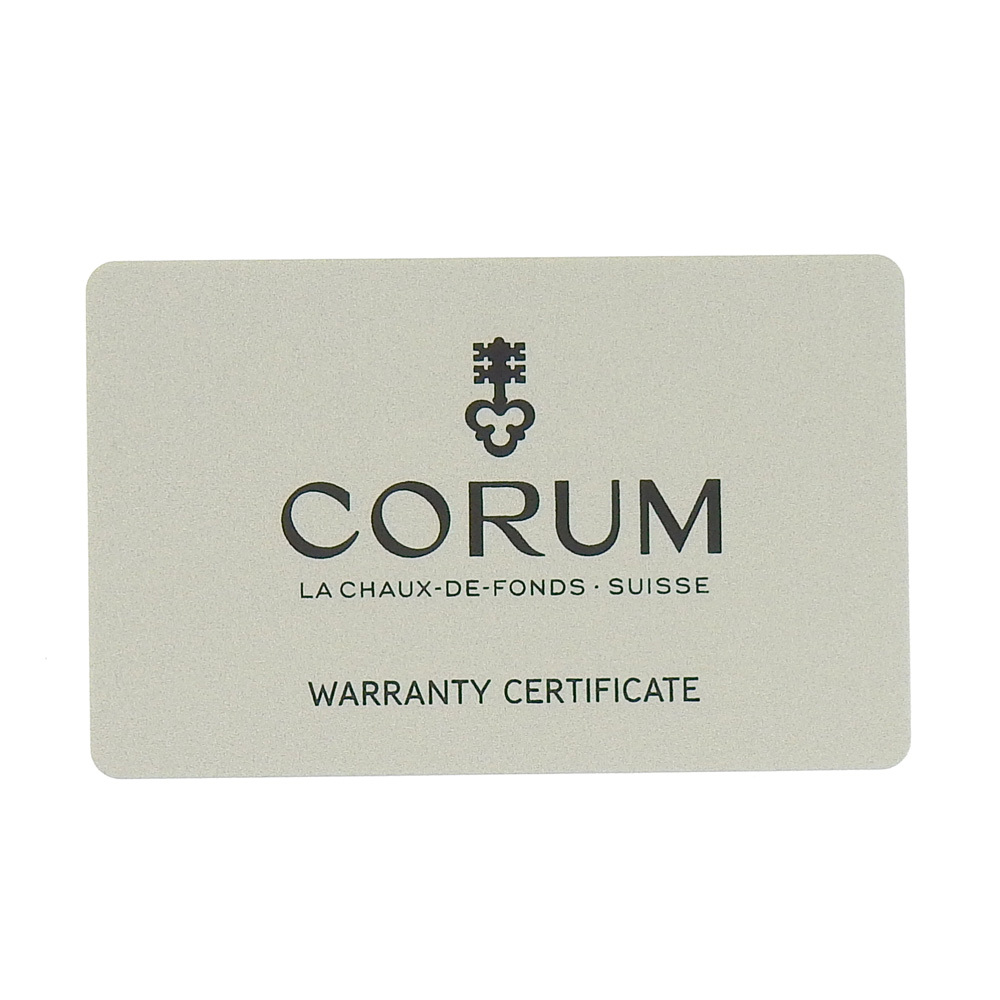 CORUM Corum Admiral 42 395.102.22/F371AN12 наручные часы SS× Raver самозаводящиеся часы аналог отображать мужской чёрный циферблат [I180324045] б/у 