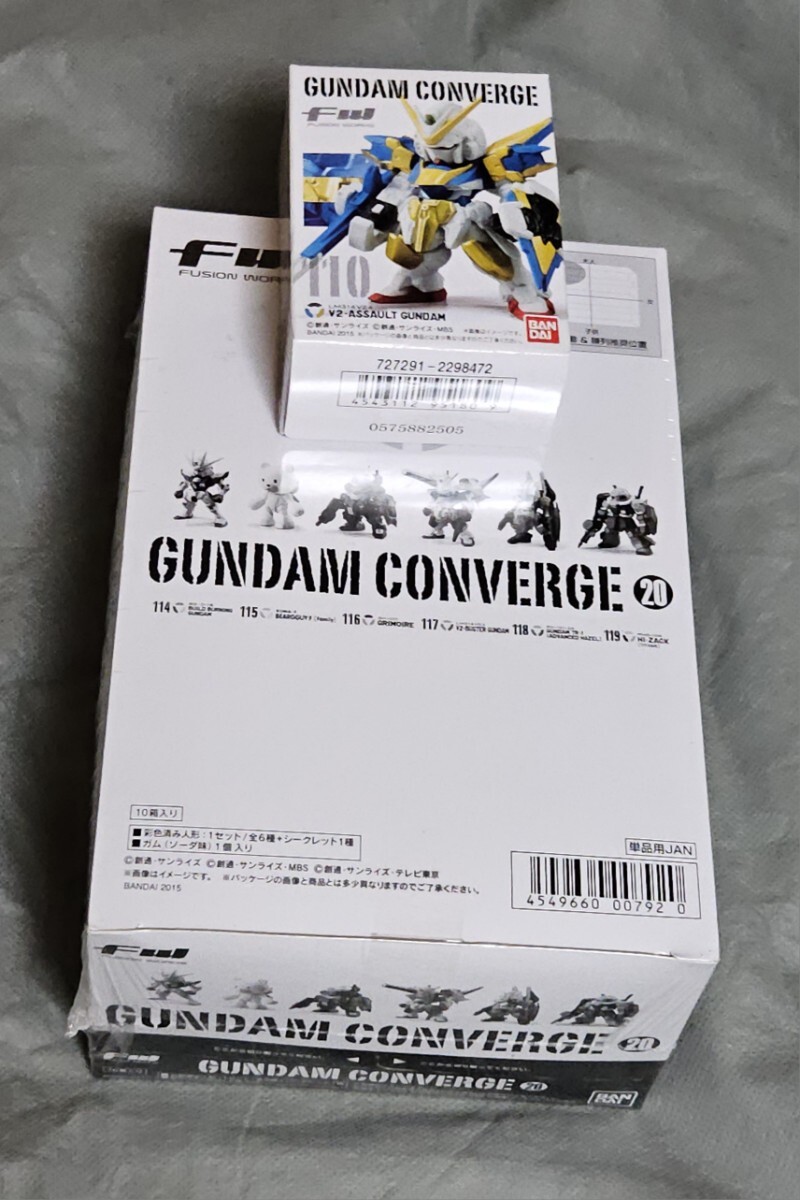 バンダイ GUNDAM CONVERGE #20 FW 1BOX ガンダムコンバージ ＋ V2アサルトガンダム