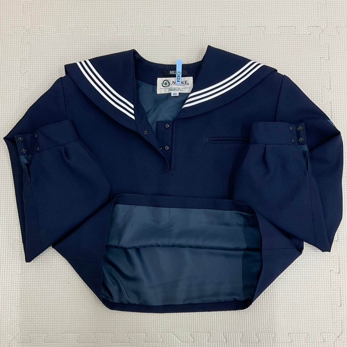 U1416/S1485(中古)福岡県 嘉穂高校 女子制服 1点 /冬セーラー:10 U1416/S1485(中古)福岡県 嘉穂高校 女子制服 1点 /冬セーラー:10