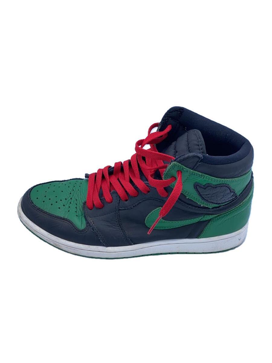 NIKE◆ハイカットスニーカー/UK10/GRN/555088-030//