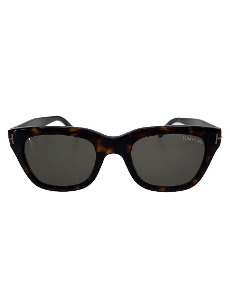 TOM FORD◆サングラス/ウェリントン/ベッコウ柄/メンズ/TF237 52N//