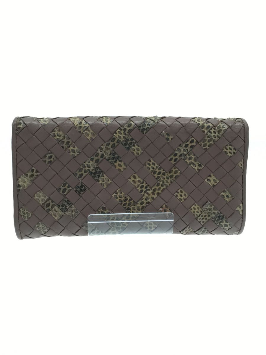 BOTTEGA VENETA◇長財布/レザー/PNK/アニマル/レディース// - 長 BOTTEGA VENETA◇長財布/レザー/PNK/アニマル/レディース// - 長