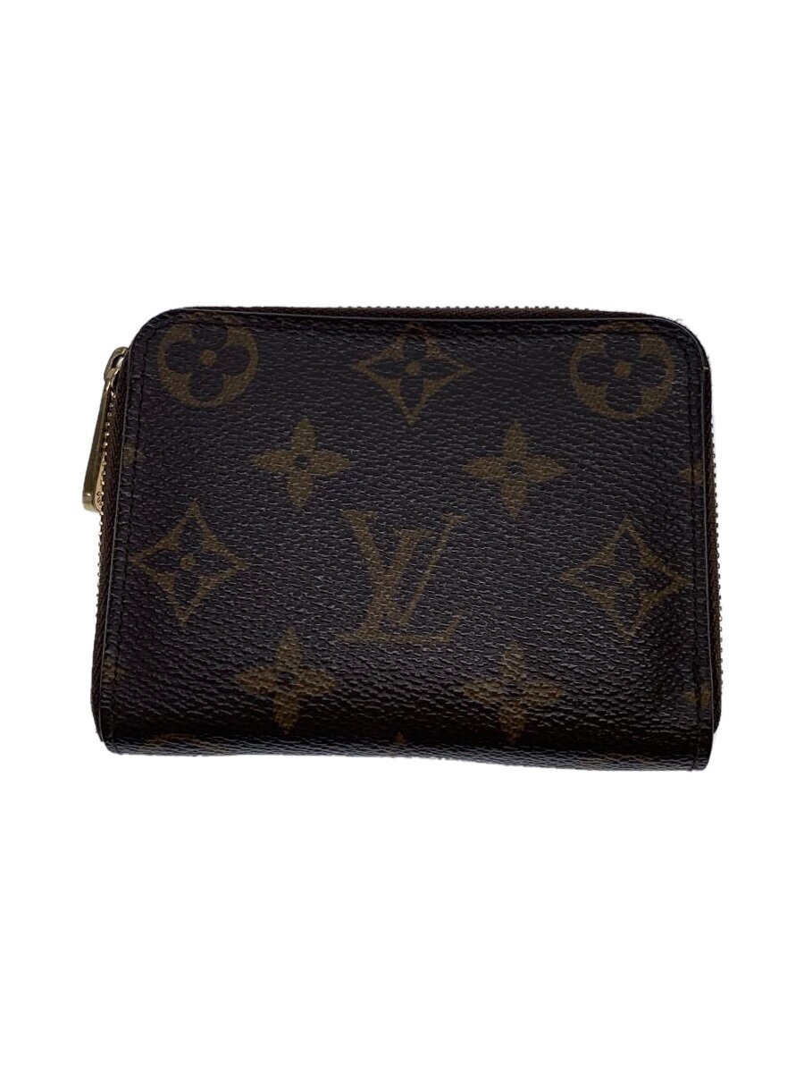 LOUIS VUITTON◆ジッピー・コインパース_モノグラム・キャンバス_BRW/PVC/BRW/総柄/レディース/60067M その他