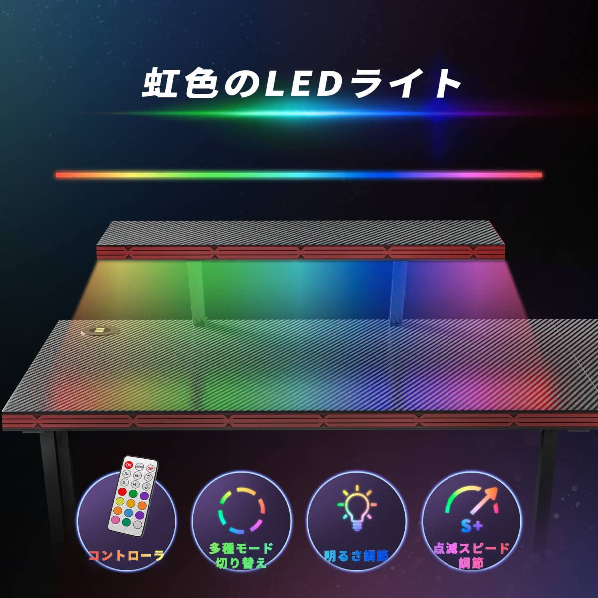組立設置付 スリムモダンライト付きフロアベッド Crescent moon 組立設置付 スリムモダンライト付きフロアベッド Crescent moon