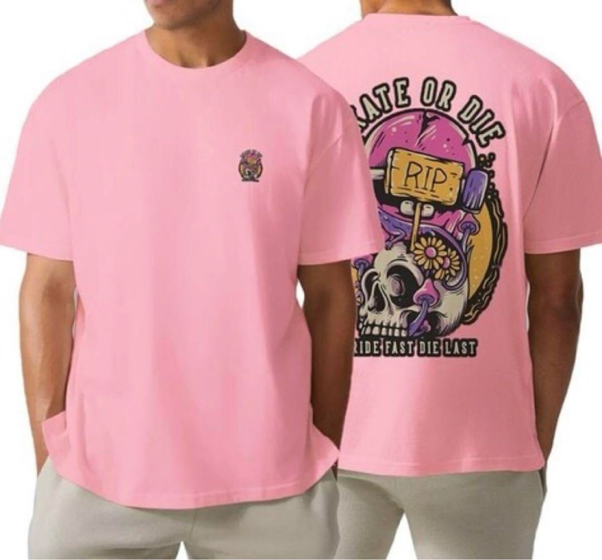 送料無料 新品 WESC MASON S/S TEE SKATE OR DIE_画像3