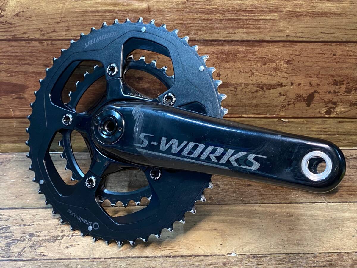 超美品 エスワークス SPECIALIZED スペシャライズド IN015 S-WORKS ジャンク ※接続不可 50/34T 172.5mm クランクセット パワーメーター POWER クランク