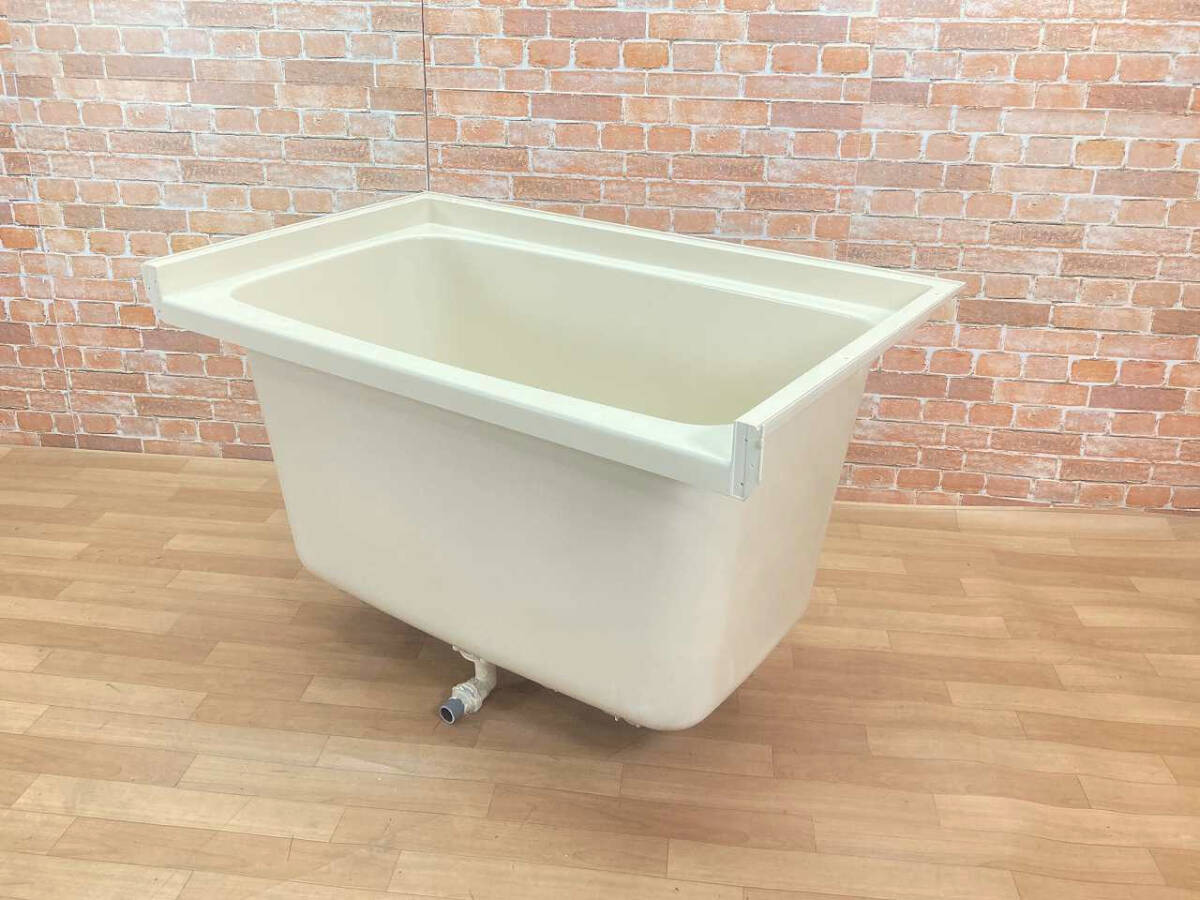 【中古】軽量 材質FRP浴槽 お風呂 バスタブ ポリ浴槽 (幅107cm 1070mm) 大阪市内 直接引き取り可 3A