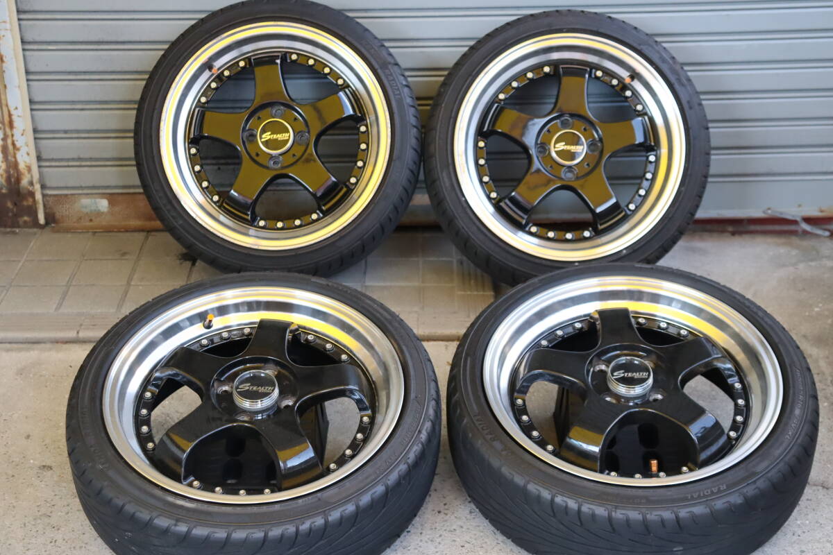 ステルスレーシング K35 16インチ 5.5J+43 165/45R16 PCD100 4H ステルスレーシング K35 16インチ 5.5J+43 165/45R16 PCD100 4H